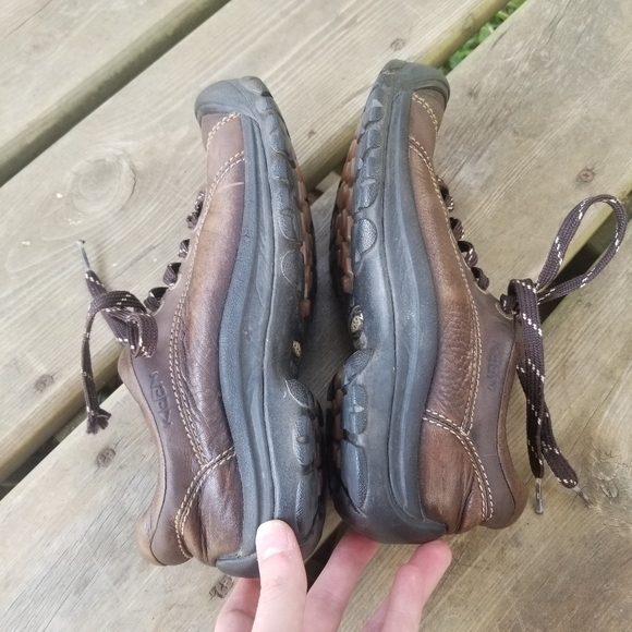 Keen Briggs Utility Lace-up Comfortable Leather Shoes Woman's 7 - Picture 3 of 6